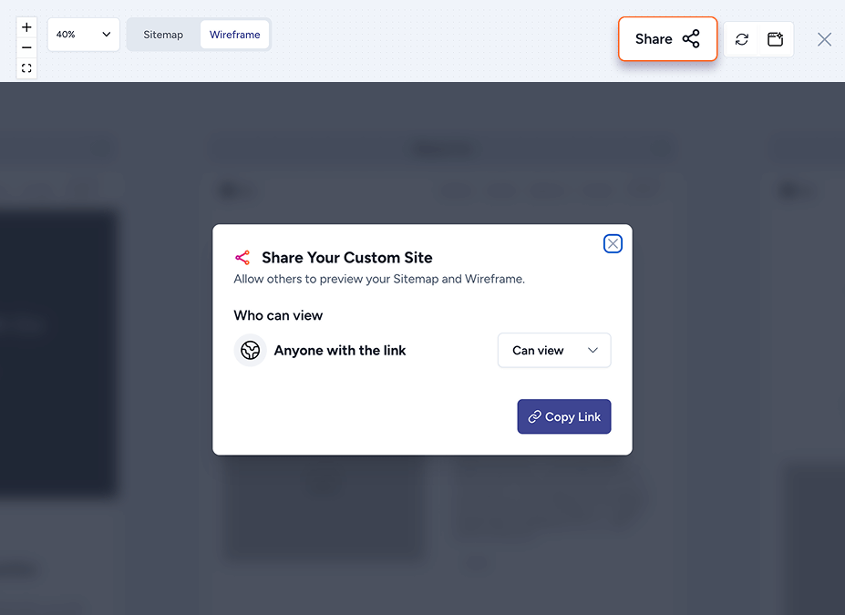 Share Your Wireframe With Others