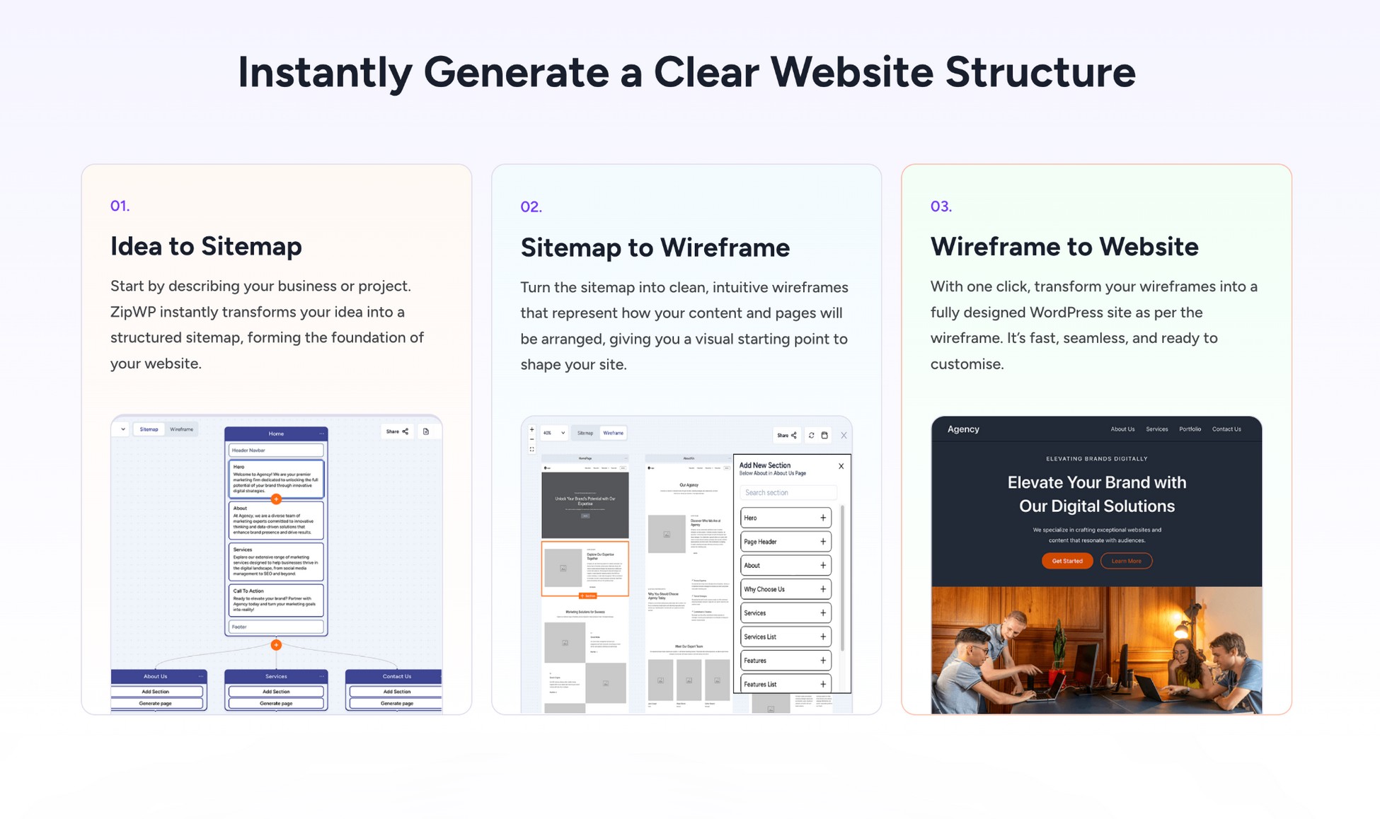 zipwp wireframes