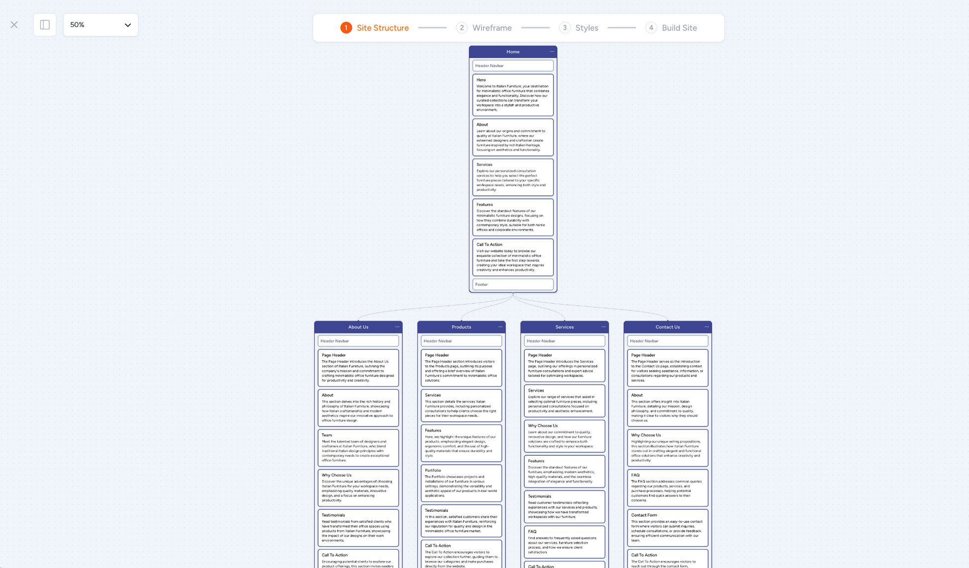 zipwp wireframes