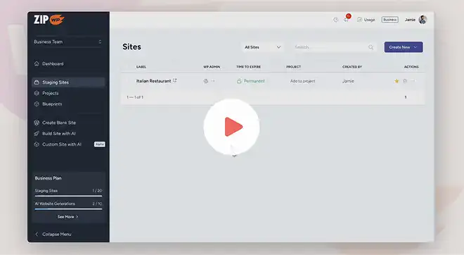 Blueprint Sites